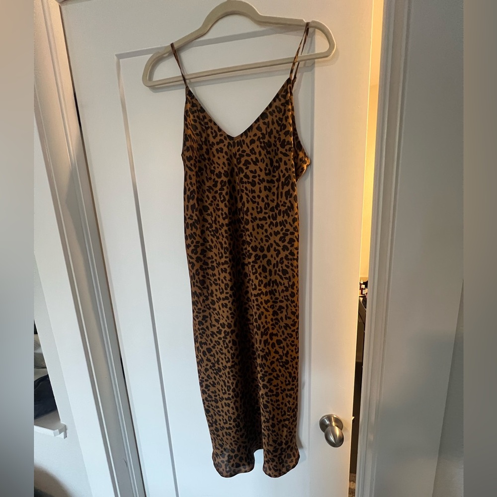 A new day leopard print slip dress 🐆